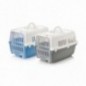 Cage de transport Zephos avec porte en plastique pour animaux jusqu'à 5 kg Cage de transport Zephos avec porte en plastique pour animaux jusqu'à 5 kg