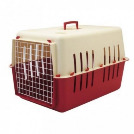 Compre uma caixa de transporte grande para animais de estimação com porta de metal