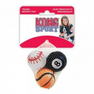 BALLES DE TENNIS KONG SPORT POUR CHIENS - LOT DE 3