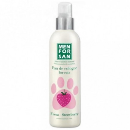 Acheter Eau de Cologne pour chat | Menforsan Fraise 125 ml | Hygiène du chat