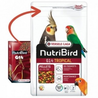 Acquista Nutribird G14 Tropical - Alimento di mantenimento per parrocchetti multicolori 1 kg