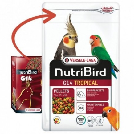Acheter Nutribird G14 Tropical - Aliment d'entretien pour perruches multicolores 1 kg