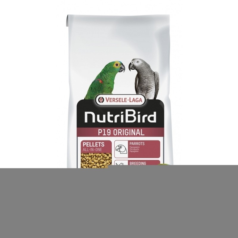 Nutribird P19 Original - Alimento para papagaios e araras reprodutoras, monocolor, 10 kg Nutribird P19 Original - Alimento para papagaios e araras reprodutoras, monocolor, 10 kg