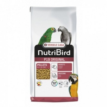 Acquista Nutribird P19 Original - Cibo per l'allevamento di pappagalli e are monocolore 10 kg