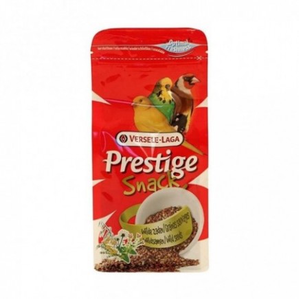 Comprar Prestige Snack para canarios, periquitos y jilgueros con semillas salvajes 125 gr
