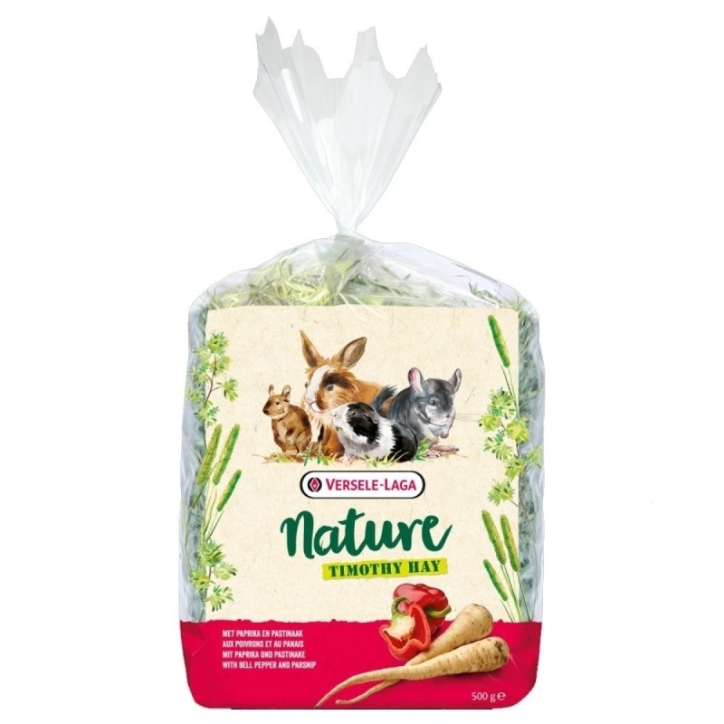 Versele-Laga Nature Heno Pimiento y Chirivia 500 gr Versele-Laga Nature Heno Pimiento y Chirivia 500 gr