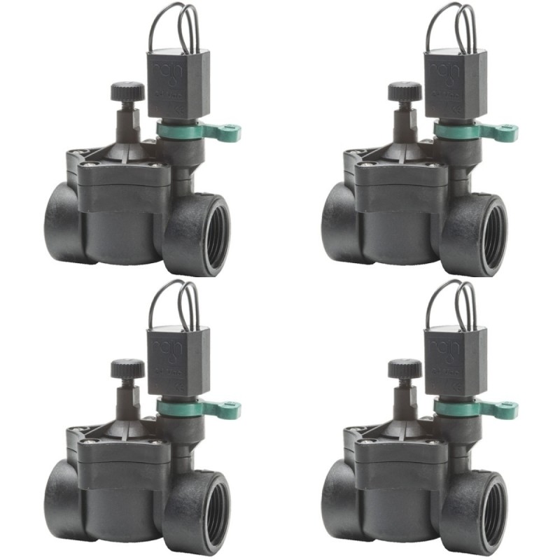 Électrovanne Rain RN 150 24 V 3/4" avec régulateur de débit (lot de 4) Électrovanne Rain RN 150 24 V 3/4" avec régulateur de débit (lot de 4)