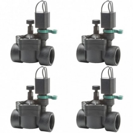 Compre válvula solenóide Rain RN 150 24V 3/4” com regulador de fluxo (pacote com 4)
