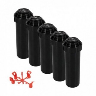 Compre o aspersor Rain S050-S. Alcance de 5,5 a 10,7 m. Rosca fêmea de 1/2" (pacote com 5)