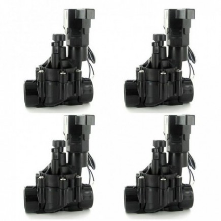 Válvula solenoide Rain Bird 100-DVF com regulador de fluxo (pacote com 4)