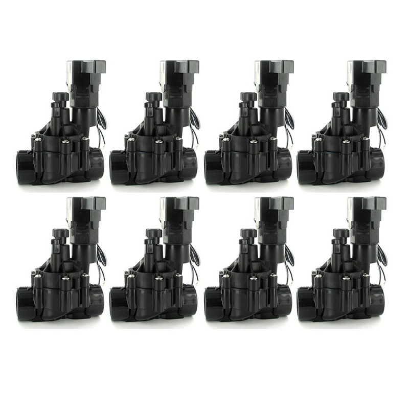 Électrovanne Rain Bird 100-DVF avec régulateur de débit (lot de 8) Électrovanne Rain Bird 100-DVF avec régulateur de débit (lot de 8)