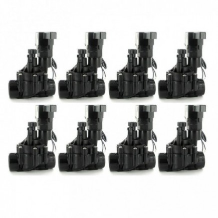 Électrovanne Rain Bird 100-DVF avec régulateur de débit (lot de 8)