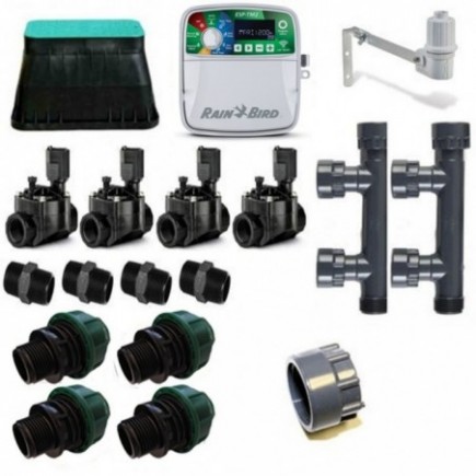 Kit de riego Rain Bird ESP-TM2 de 4 Zonas 220V Interior
