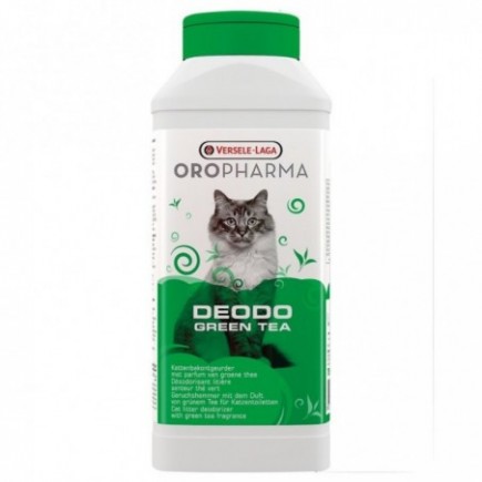 Achetez Oropharma Deodo Cat Green Tea 750g - Déodorant pour litière pour chat