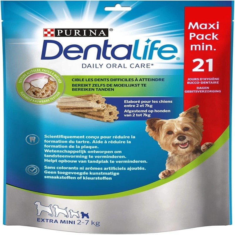 Purina dentalife golosina dental para perro extra mini
