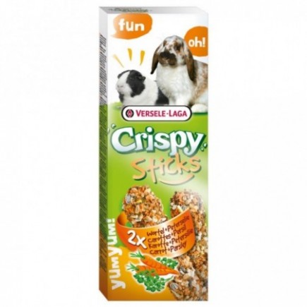 Acquista Crispy Sticks per cavia e coniglio con carota e prezzemolo 110 gr