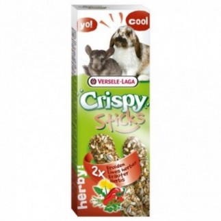 Acquista Crispy Sticks per cincillà e coniglio con erbe aromatiche fini 110 gr
