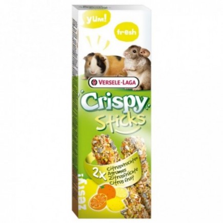 Compre Crispy Sticks para chinchila e porquinho da Índia com cítricos 110 gr