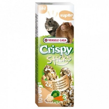 Compre Crispy Sticks para hamsters e ratos com arroz e vegetais 110 gr