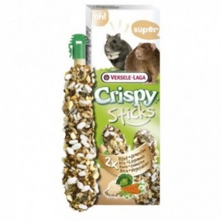 Achetez des bâtonnets croustillants pour hamsters et rats avec du riz et des légumes 110 gr