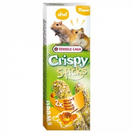 Comprar Crispy Sticks para hamster y jerbo con miel 110 gr
