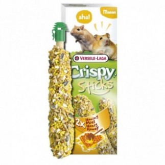 Achetez des bâtonnets croustillants pour hamsters et gerbilles au miel 110 gr